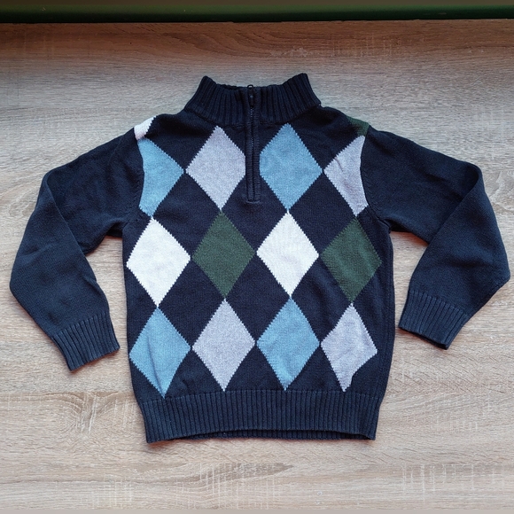 Gymboree argyle sweater 5-6 years - Picture 2 of 9